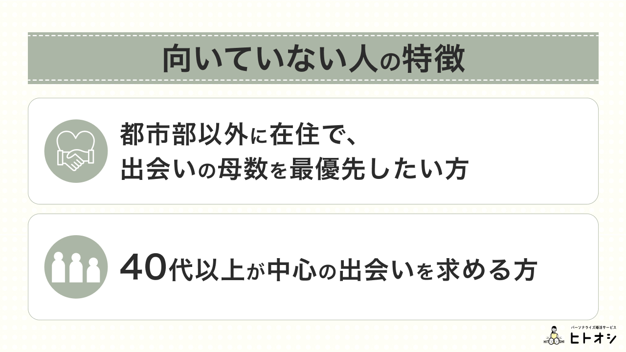 【向いていない人】の特徴
